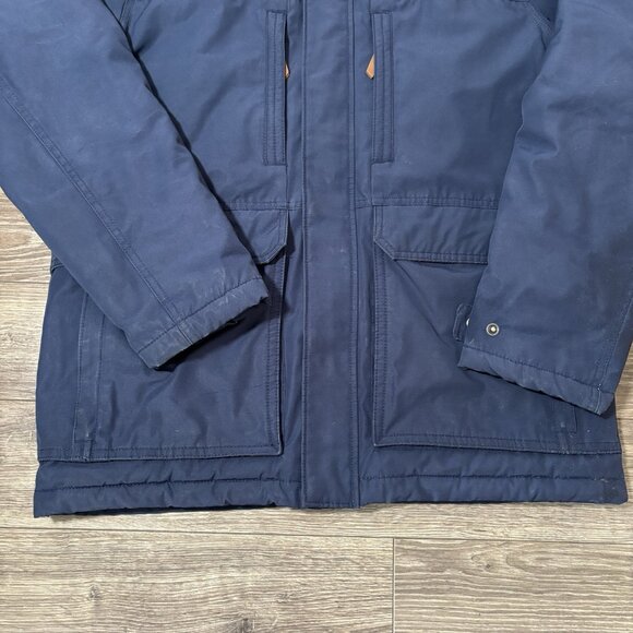 Columbia Marquam Peak Winter Insulated Jacket Mens M Blue Outdoor Parka Coat - Picture 5 of 16